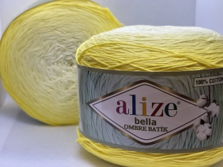 Bella ombre batik 7414 žlutá