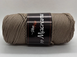 PP macrame 4224 tmavá šedohnědá