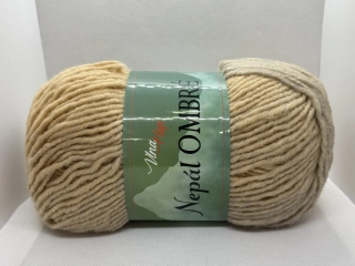Nepál ombré 7401 béžová-šedá