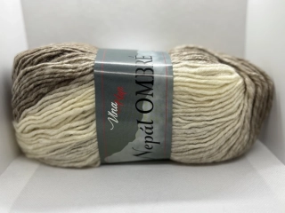 Nepál ombré 7403 hnědá