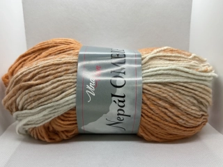 Nepál ombré 7418 oranžová