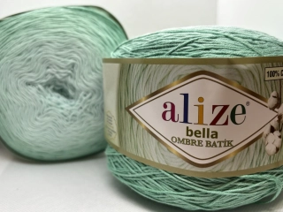 Bella ombre batik 7408 tyrkysová