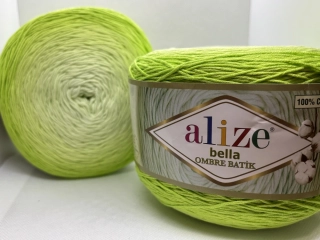 Bella ombre batik 7412 zelená