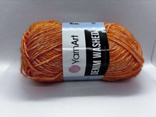 Denim washed 902 oranžová