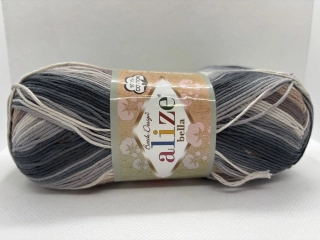 Bella batik 5742 hnědá-černá