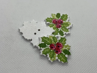 Knoflík cesmína 32x28 mm