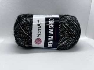 Denim washed 923 černá