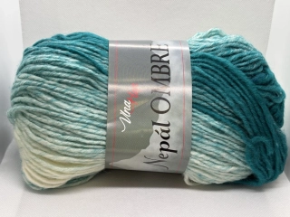 Nepál ombré 7416 modrá