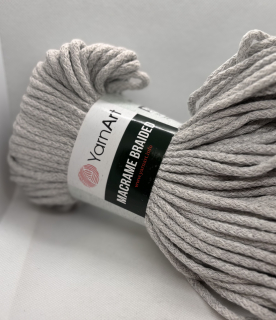 macrame braided 756 světle šedá