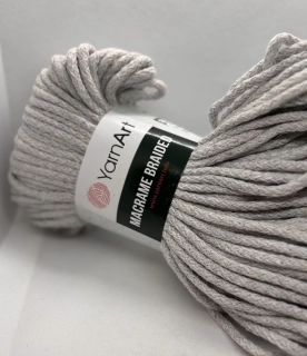 macrame braided 756 světle šedá