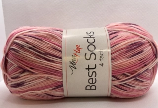 Best socks 4-fach 7303 růžová